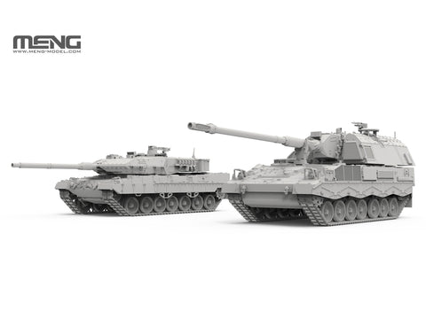 Meng Panzerhaubitze 2000 1/72 – savaeigės haubicos plastikinis modelis