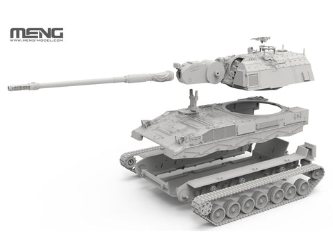 Meng Panzerhaubitze 2000 1/72 – savaeigės haubicos plastikinis modelis