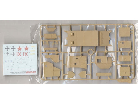 Meng britų vidutinis tankas Mk.A Whippet 1/35 plastikinis modelis