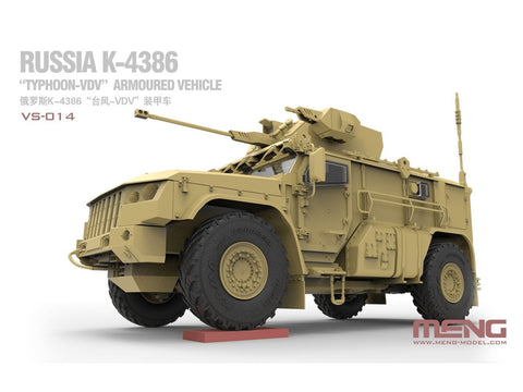 Meng K-4386 Typhoon-VDV šarvuotas automobilis 1/35 surinkimo rinkinys