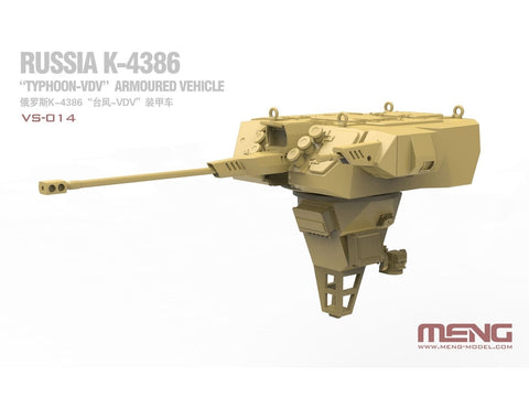Meng K-4386 Typhoon-VDV šarvuotas automobilis 1/35 surinkimo rinkinys