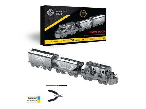 Metal Time Heavy Loco – mechaninis metalinis lokomotyvo konstruktorius, 234 d.
