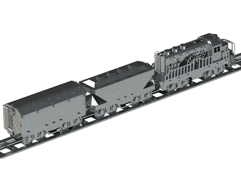 Metal Time Heavy Loco – mechaninis metalinis lokomotyvo konstruktorius, 234 d.