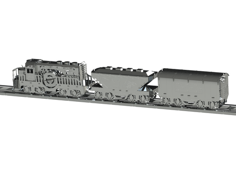 Metal Time Heavy Loco – mechaninis metalinis lokomotyvo konstruktorius, 234 d.