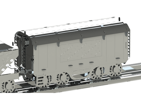 Metal Time Heavy Loco – mechaninis metalinis lokomotyvo konstruktorius, 234 d.