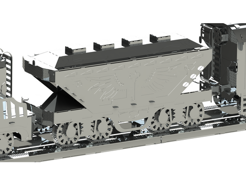 Metal Time Heavy Loco – mechaninis metalinis lokomotyvo konstruktorius, 234 d.