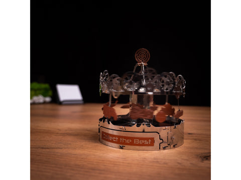 Metal Time 3D elektrinis metalinis konstruktorius Karuselė MT042