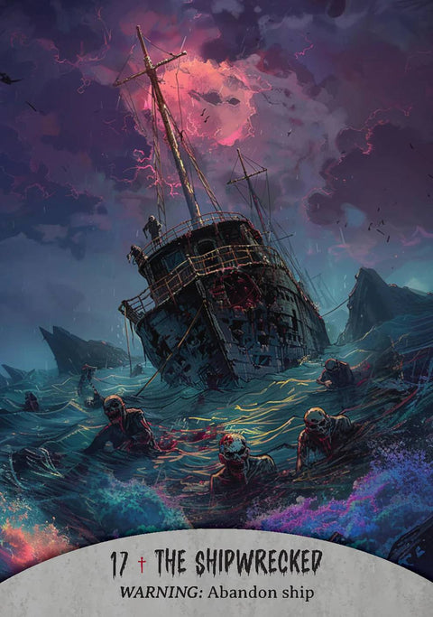 Zombių orakulo kortos su knygele – Oracle of the Undead
