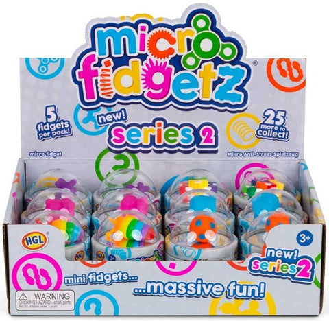 Mini staigmenų kapsulė vaikams – 5 lavinamieji fidget žaisliukai