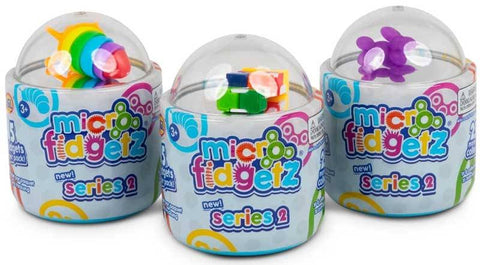 Mini staigmenų kapsulė vaikams – 5 lavinamieji fidget žaisliukai
