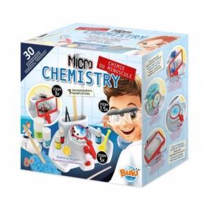 Mikrobiologijos chemijos laboratorija vaikams 8+ su 30 eksperimentų ir lęšiais