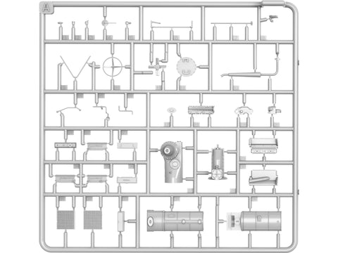 MiniArt Fordson N traktorius, oranžinis, 1939 m., 1/35