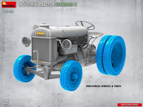 Fordson N 1936/38 pramoninis traktorius 1/35 plastikinis modelis