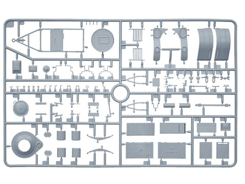 MiniArt Sovietų lauko virtuvė PK-42, 1/35, su 4 figūromis (35061)