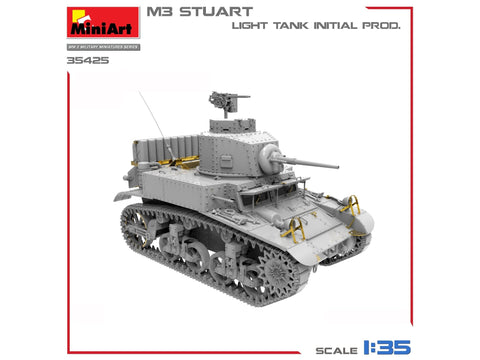 MiniArt M3 Stuart lengvasis tankas, ankstyva versija 1/35 (35425)