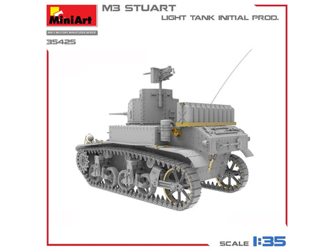 MiniArt M3 Stuart lengvasis tankas, ankstyva versija 1/35 (35425)