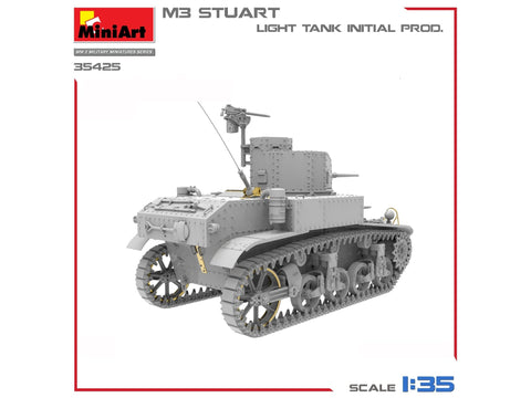 MiniArt M3 Stuart lengvasis tankas, ankstyva versija 1/35 (35425)