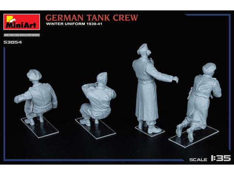 MiniArt vokiečių tankistai žiemine uniforma 1939–41, figūrėlės 1/35, 53054