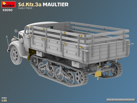 MiniArt Sd.Kfz.3a Opel Maultier ankstyvoji versija surenkamas modelis 1/35 53050