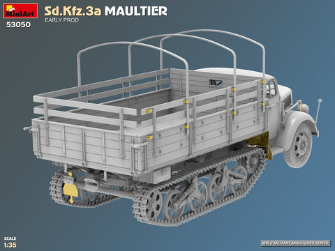 MiniArt Sd.Kfz.3a Opel Maultier ankstyvoji versija surenkamas modelis 1/35 53050