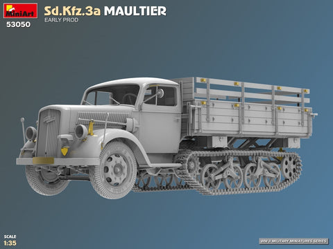 MiniArt Sd.Kfz.3a Opel Maultier ankstyvoji versija surenkamas modelis 1/35 53050