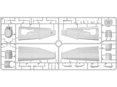 Miniart P-47N-1RE Thunderbolt lėktuvas, plastikinis 1/48 rinkinys