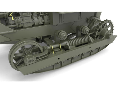 Miniart JAV armijos buldozeris Caterpillar D7 1/35 surenkamas modelis