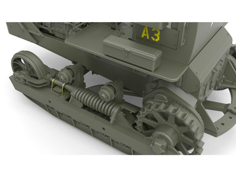 Miniart JAV armijos buldozeris Caterpillar D7 1/35 surenkamas modelis