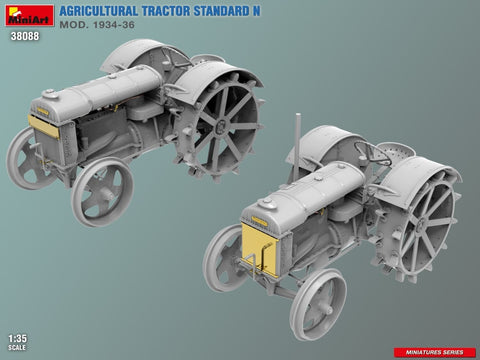 Miniart Fordson N 1934–36 traktoriaus plastikinis modelis 1/35