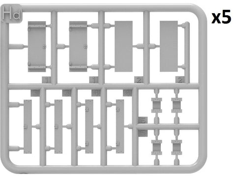 MiniArt 75 mm M48 ir M72 šaudmenys su medinėmis dėžėmis 1/35 53078