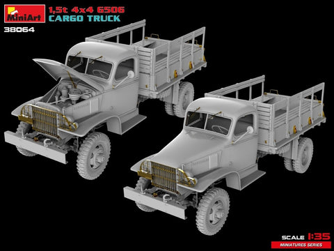 MiniArt Chevrolet G506 1,5 t 4x4 karo sunkvežimis 1/35 plastikinis modelis