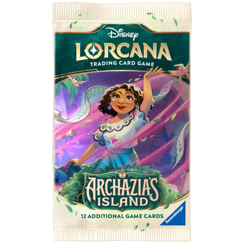 Disney Lorcana TCG Archazia’s Island Booster – 12 kortelių papildymas (angl.)