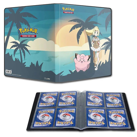 Pokémon Lillie ir Clefairy albumas 80 kortų, 4 kišenės, Ultra Pro
