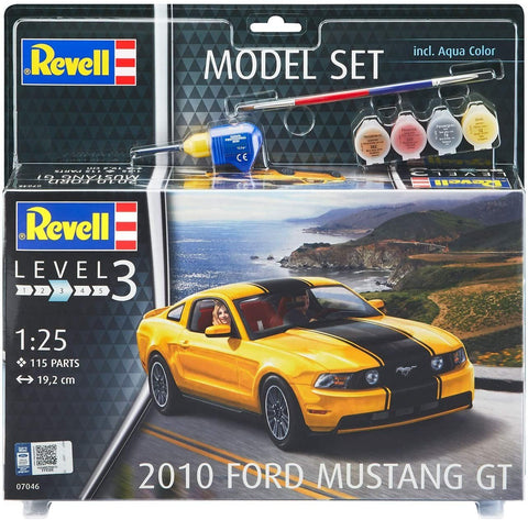 Revell: Model Set 2010 Ford Mustang - PLASTIKINIS modeliavimo rinkinys - HOBI.LT 🇱🇹