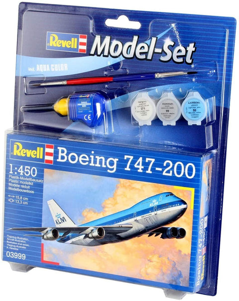 Revell: Model Set Boeing 747 - 200 - PLASTIKINIS modeliavimo rinkinys - HOBI.LT 🇱🇹