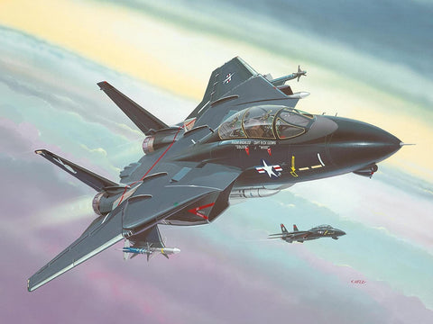 Revell: Model Set F - 14A Black Tomcat - PLASTIKINIS modeliavimo rinkinys - HOBI.LT 🇱🇹