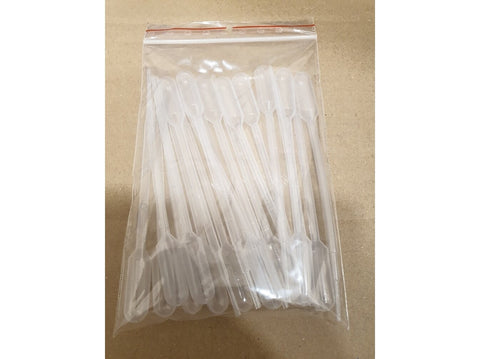 Vienkartinės plastikinės pipetės 1 ml, 20 vnt