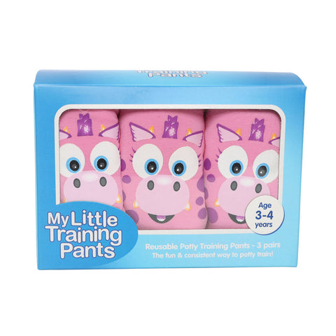 Mokomosios atprastukės vaikams „Rožinis drakonas“, 3–4 m., vandeniui atsparios – My Carry Potty