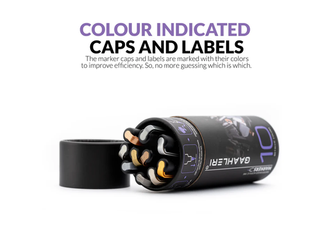 Gaahleri Metallic Series metalinių markerių rinkinys, 10 spalvų (42328)