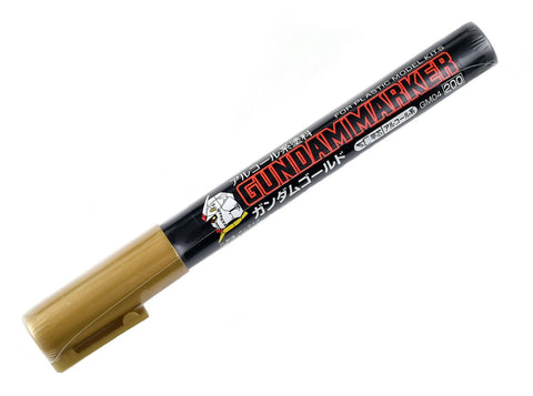 Mr.Hobby Gundam markeris Auksinis GM-04 – metalinis dažų žymeklis