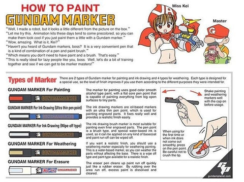 Mr.Hobby Gundam Seed Basic markerių rinkinys GMS-109