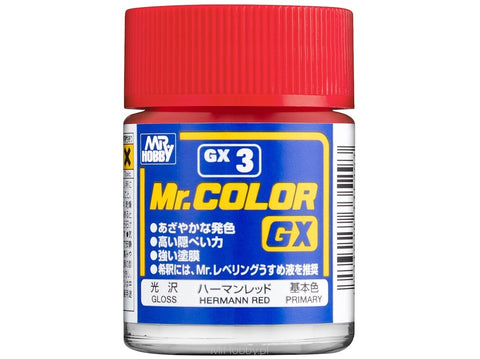 Mr.Hobby Mr.Color GX-3 Harmann Red dažai, 18 ml