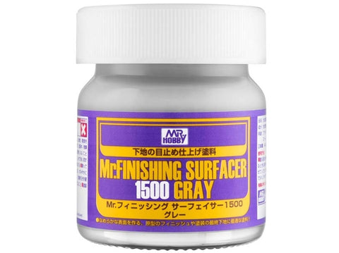 Mr.Hobby Mr. Finishing Surfacer 1500 pilkas gruntas 40 ml (SF-289)