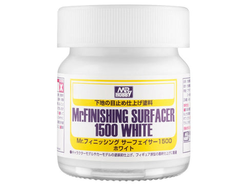 Mr.Hobby Finishing Surfacer 1500 baltas gruntas 40 ml (SF-291)