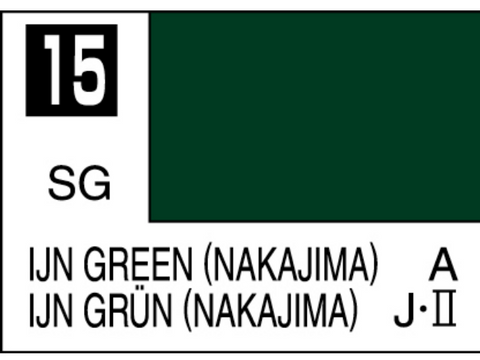 Mr.Hobby Mr.Color C-015 IJN Green (Nakajima) nitro dažai, 10 ml