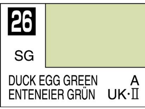 Mr.Hobby Mr.Color C-026 nitro dažai Duck Egg Green (UK) 10 ml