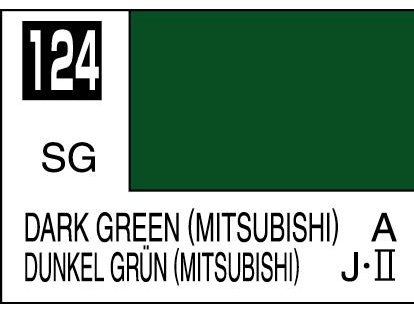 Mr.Hobby Mr.Color C-124 Dark Green (Mitsubishi) nitro dažai, 10 ml