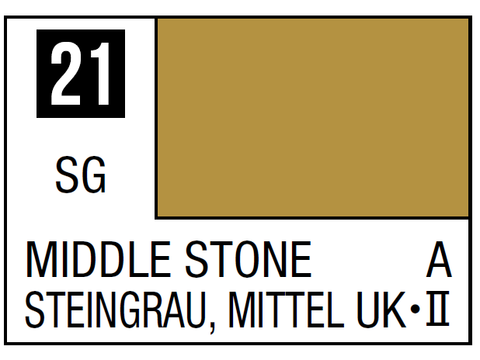 Mr.Hobby Mr.Color C-021 Middle Stone nitro dažai modeliams, 10 ml