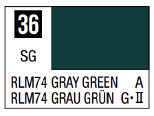 Mr.Hobby Mr.Color C-036 Gray Green nitro dažai, 10 ml