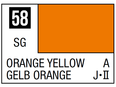 Mr.Hobby Mr.Color C-058 nitro dažai Orange Yellow, 10 ml